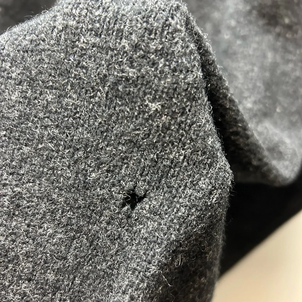 J. Crew Vintage Charcoal 100% Lambswool Sweater